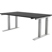 Mizno podnožje Worktec, 4 stebri, elek. nasta. širina 2000 mm, beli aluminij