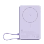 Xiaomi Magnetni Power Bank 10000mAh s stojalom, indikator baterije, 33W izhod, vijola