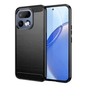 AVIZAR Ovitek za Realme 16 Pro Učinek Karbona Mehka Zaščita proti Udarcem, Črna, (5000274227)
