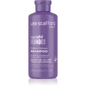 Lee Stafford Bleach Blondes šampon za blond lase nevtralizira rumene odtenke  250 ml
