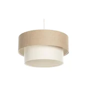 Luster na sajli DUO 1xE27/60W/230V precnik 40 cm bež/krem