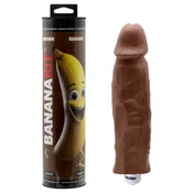 Bananakit - komplet za izdelavo odlitka penisa z vibratorjem (rjav)