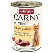 slomart ANIMONDA Cat Carny Kitten Cocktail s perutnino - mokra hrana za mačke - 400g