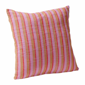 Ružicasto-smedi pamucni jastuk Hübsch Rita, 50 x 50 cm