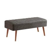 HANAH HOME Klupa Vina 1053 2 Anthracite Walnut