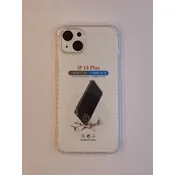iPhone 14+ transparent maska sa ojačanim ivicama ( 96109 )