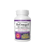 Natural Factors – RxOmega-3 za ženske, 300 mg EPA/DHA, 60 mehkih kapsul