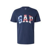 GAP Majica EVERYDAY mornarska / kraljevo modra / temno rdeča / bela