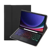 INF Združljivo s Samsung Galaxy Tab S9+/S10+/S9 Plus 12.4-palčna Bluetooth tipkovnica z sledilno ploščico in osvetlitvijo, (5000244121)