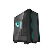 Ohišje Deepcool CC560 V2 črne barve, srednje velik, napajalnik vključen: ne