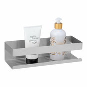 Srebrna kopalniška polica iz nerjavečega jekla v mat srebrni barvi Genova - Wenko