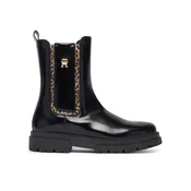 Škornji Tommy Hilfiger T4A5-35175-1453999 D Črna
