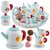 Ricokids Ricokids Wooden Tea Set RK-869 - Montessori Inspired Playtime, (21740725)