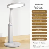 Haoshili Stona LED lampa, 15-20W, Bela