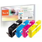 PEACH črnilo HP 364XL,KOMPLET 1xBK- 21ml, 3xCOLOR -12ml 315510