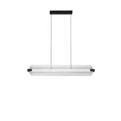 EMERY LED VISILICA CRNA/STAKLO 41W IP20 3000K TRIAK PRIGUŠLJIVA NL9214231