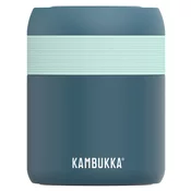 Termo posoda BORA 600 ml, temno modrozelena, nerjaveče jeklo, Kambukka