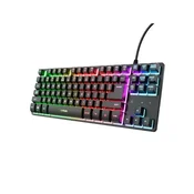 Trust - Tastatura TRUST GXT833 THADO žicna/RGB/TKL/SRB/gaming/crna