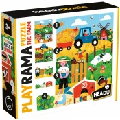Edukativna slagalica Headu Playrama - Farma, 40 dijelova