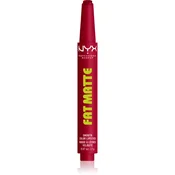 NYX Professional Makeup Fat Matte balzam za usne s matirajucim ucinkom Scarlet Snuggles 2 g