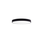 TEMAR LIGHTING Stropna svetilka Cleo s steklenim difuzorjem, črna, O 78 cm - Dnevna soba / jedilnica - Sodobni - črna, bela - Kovina