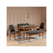 Hanah Home Produzeni set trpezarijskih stolova i stolica (5