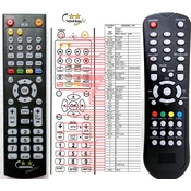 General ECG DVB-T550HDD - združljiv daljinski upravljalnik znamke General