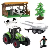FARM SERVICE - Igralni set kmetija 7 kosov s svetlobami in zvoki