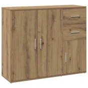 Vidaxl vidaXL Omarica, Artisan hrast, 91x29,5x75 cm, material na osnovi lesa