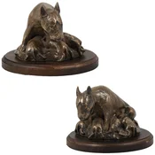 shumee Bulterier, Bulterier IV - pasja figurica, pisarniška figurica, pokal za pasjo razstavo Art-Dog