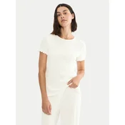 Triumph Zgornji del pižame Mix & Match 10227214 Bela Regular Fit
