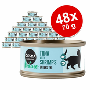 Varčno pakiranje Cosma Nature 48 x 70 g - Losos