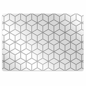 Decormat Podloga za pisarniški stol Gray cubes 120x90 cm 2 cm
