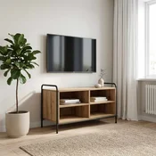 vidaXL TV omarica 140 x 39,5 x 50 cm Artisan hrast Inženirski les