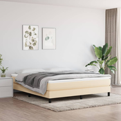 Madrac s džepicastim oprugama srednje tvrdoce krem 160x200x20 cm od tkanine