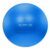 LIFEFIT gimnastična žoga Antiburst, modra, 55 c,