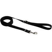 shumee Tradicionalni pasji povodec 2,5 cm črne barve s pripenjanjem Tradicionalni pasji povodec 2,5 cm črne barve s pripenjanjem XL - 2,5 m