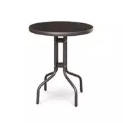 Garden King Kovinska Balkon Miza s Kaljenim Steklom O60 cm