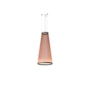 Vibia LED viseča svetilka ARRAY rdečerjava 112 x 55 cm stožec 927 dim - Dnevna soba/jedilnica - Dizajn - Medenina
