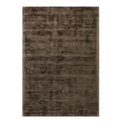 Rjava ročno tkana viskozna preproga 120x180 cm Noemi – Vikosa