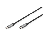 USB-C to USB-C, PD60W Gen1 USB3.0 Connectioncable 1m / 4K
