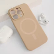 Maska Mag Case PureTone za iPhone 16 Pro Max svetlo braon