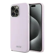 DKNY Etui DKNY Liquid Silicone Small Metal Logo MagSafe za iPhone 15 Pro Max - roza