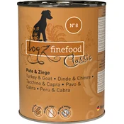 dogz finefood Pasja hrana Classic No. 08 - Puran in koza - 400 g