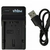 Polnilec za baterijo Panasonic CGR-S001/DMW-BCA7, MicroUSB