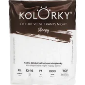Kolorky Deluxe Velvet Pants Night Sleepy hlačne plenice za enkratno uporabo za noč XL 12-16 kg 17 kos