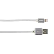 Skross 2.700242 Steel Line Chargen Sync Lightning / USB kabel, 1m