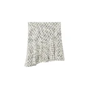 MANGO Krilo TWEED črna/bela