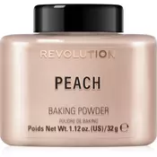 Makeup Revolution Baking Powder puder v prahu odtenek Peach 32 g
