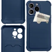 HURTEL Ovitek Card Armor za Xiaomi Redmi 10X 4G/Xiaomi Redmi Note 9, silikonski ovitek Card Armor z zračno blazino, temno moder